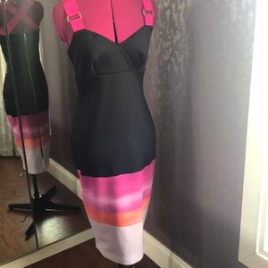 Tad Baker MARINA MOSAIC BODYCON DRESS